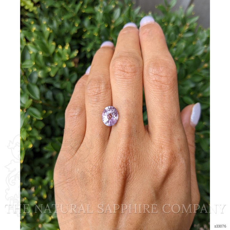 4.02 Ct. Pinkish Purple Sapphire from Ceylon (Sri Lanka)