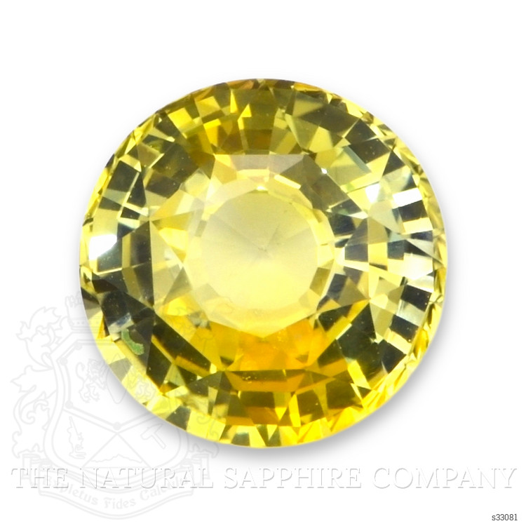 2.01 Ct. Yellow Sapphire from Ceylon (Sri Lanka)
