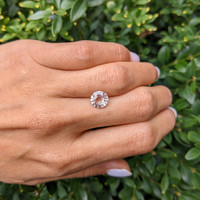 2.40 Ct. Peach Sapphire from Ceylon (Sri Lanka) Life Style