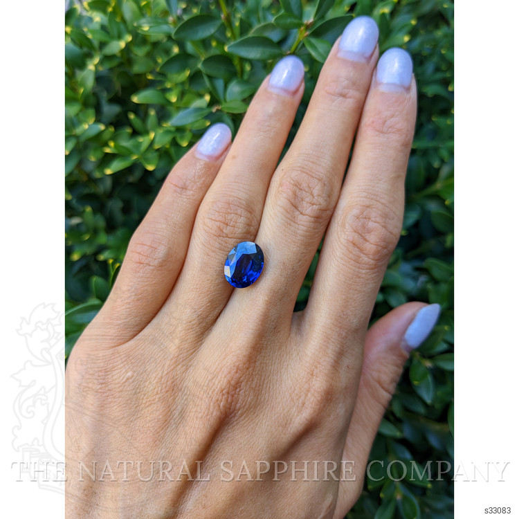 5.20 Ct. Blue Sapphire from Ceylon (Sri Lanka)