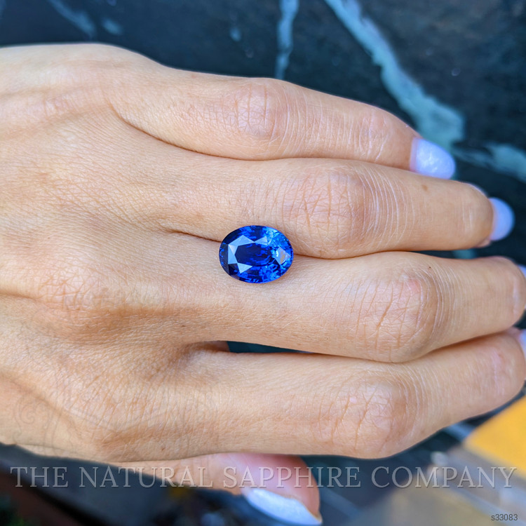 5.20 Ct. Blue Sapphire from Ceylon (Sri Lanka)
