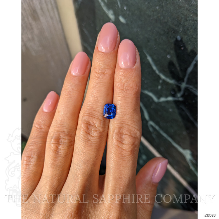 2.07 Ct. Blue Sapphire from Ceylon (Sri Lanka)