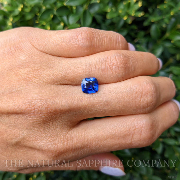 2.11 Ct. Blue Sapphire from Ceylon (Sri Lanka)