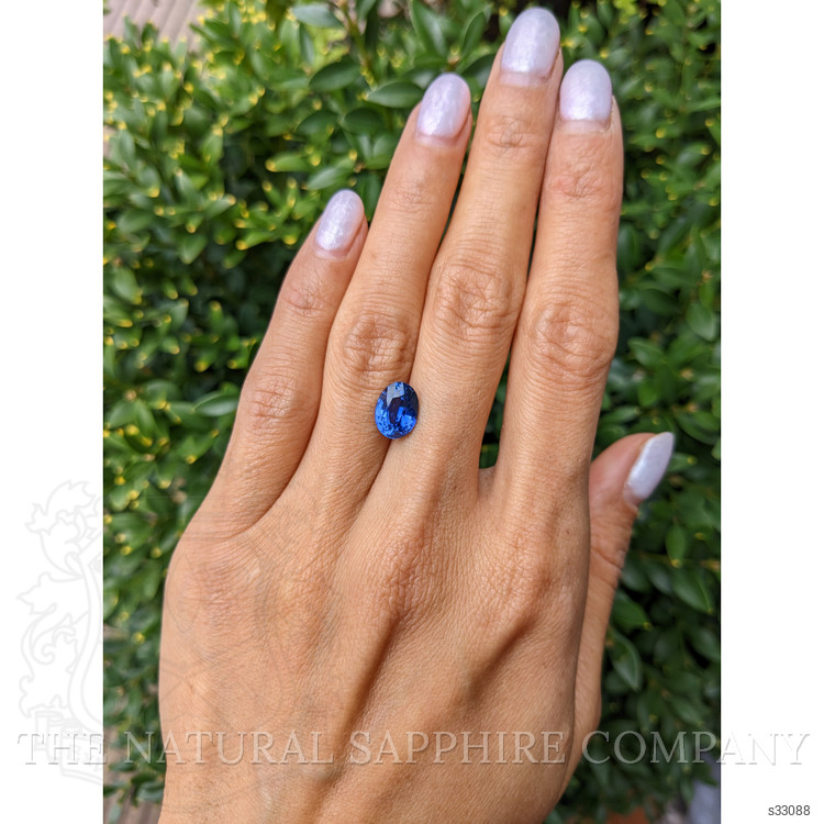 3.19 Ct. Blue Sapphire from Ceylon (Sri Lanka)