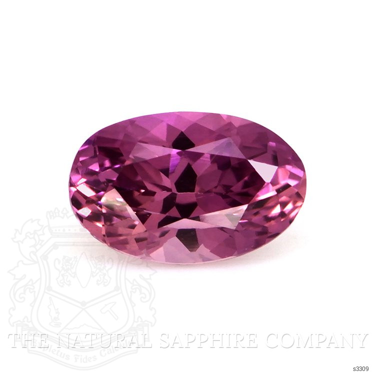 0.58 Ct. Purplish Pink Sapphire from Ceylon (Sri Lanka)