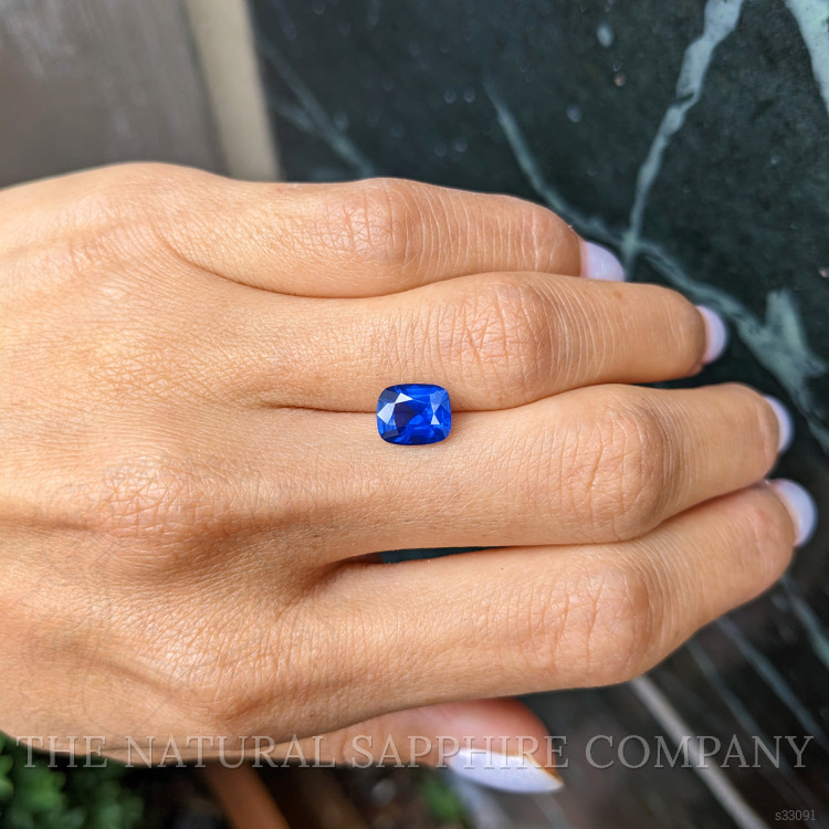 2.06 Ct. Blue Sapphire from Ceylon (Sri Lanka)