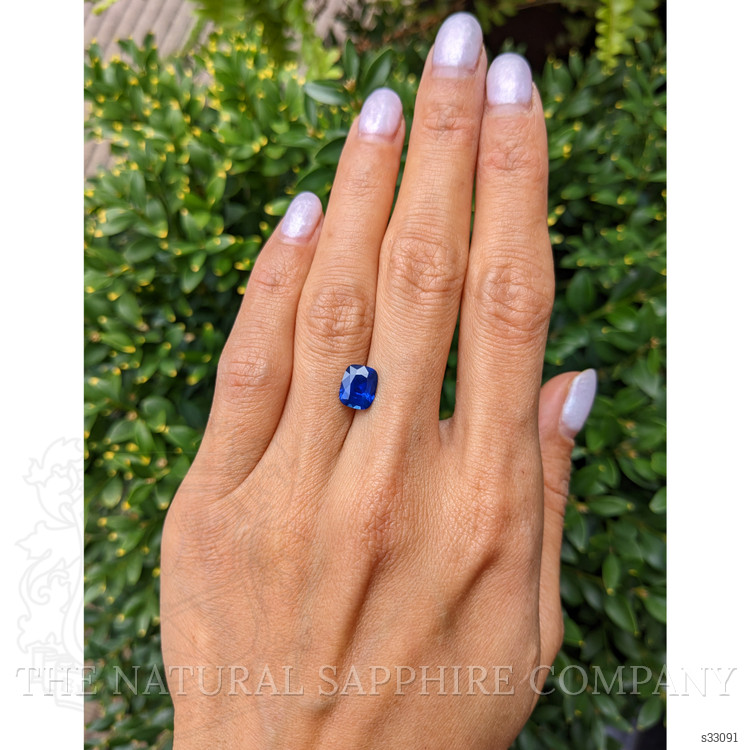 2.06 Ct. Blue Sapphire from Ceylon (Sri Lanka)