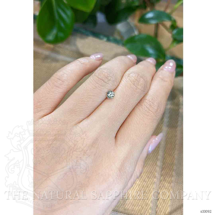 0.41 Ct. Bluish Green Sapphire from Madagascar