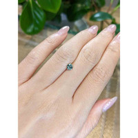 0.47 Ct. Green Sapphire from Madagascar Life Style