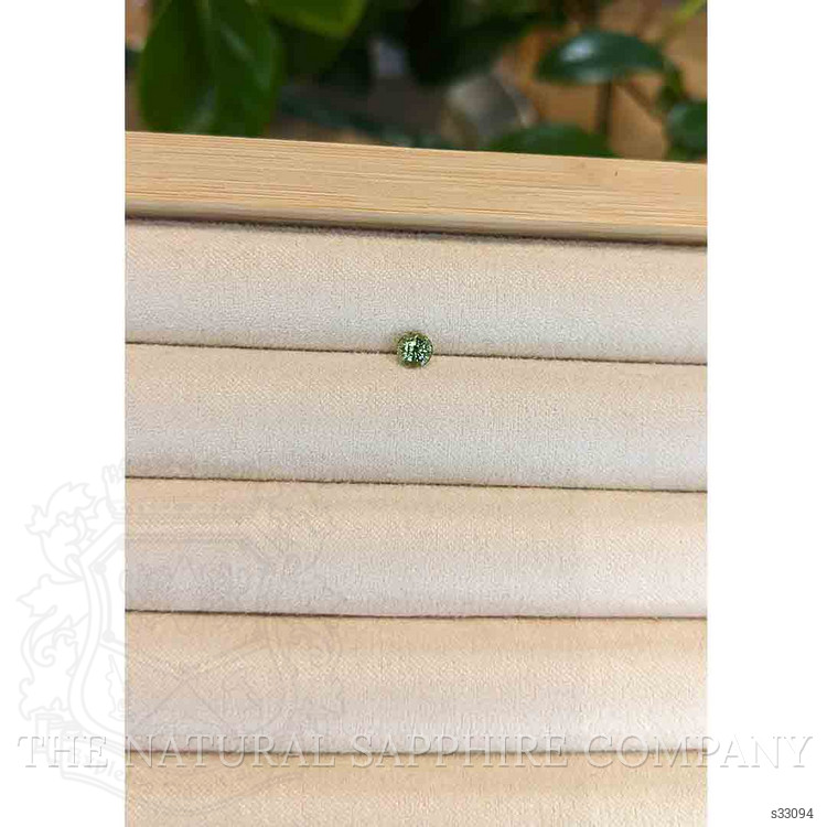 0.53 Ct. Yellowish Green Sapphire from Madagascar