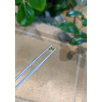 0.53 Ct. Yellowish Green Sapphire from Madagascar Life Style