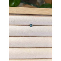 0.31 Ct. Greenish Blue Sapphire from Madagascar Life Style