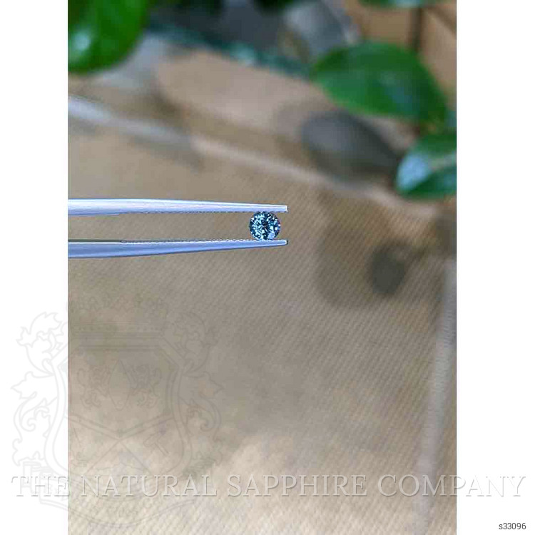 0.31 Ct. Greenish Blue Sapphire from Madagascar