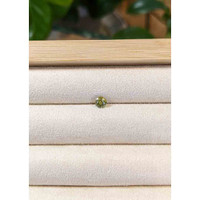 0.51 Ct. Greenish Yellow Sapphire from Madagascar Life Style