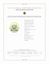 0.40 Ct. Yellow Sapphire from Madagascar Scan Report