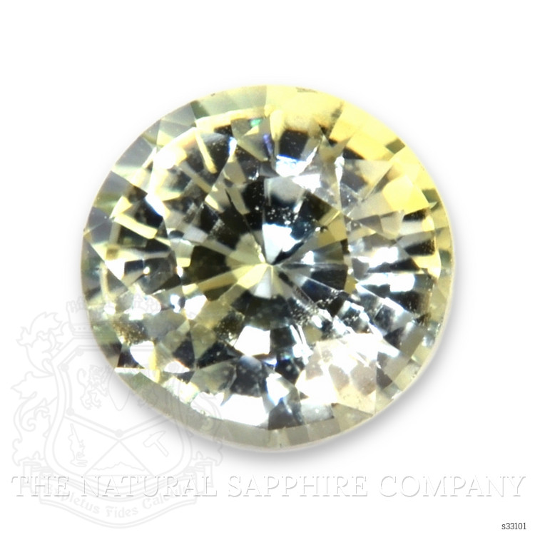 0.56 Ct. Greenish Yellow Sapphire from Madagascar