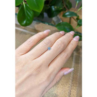 0.37 Ct. Blue Sapphire from Madagascar Life Style