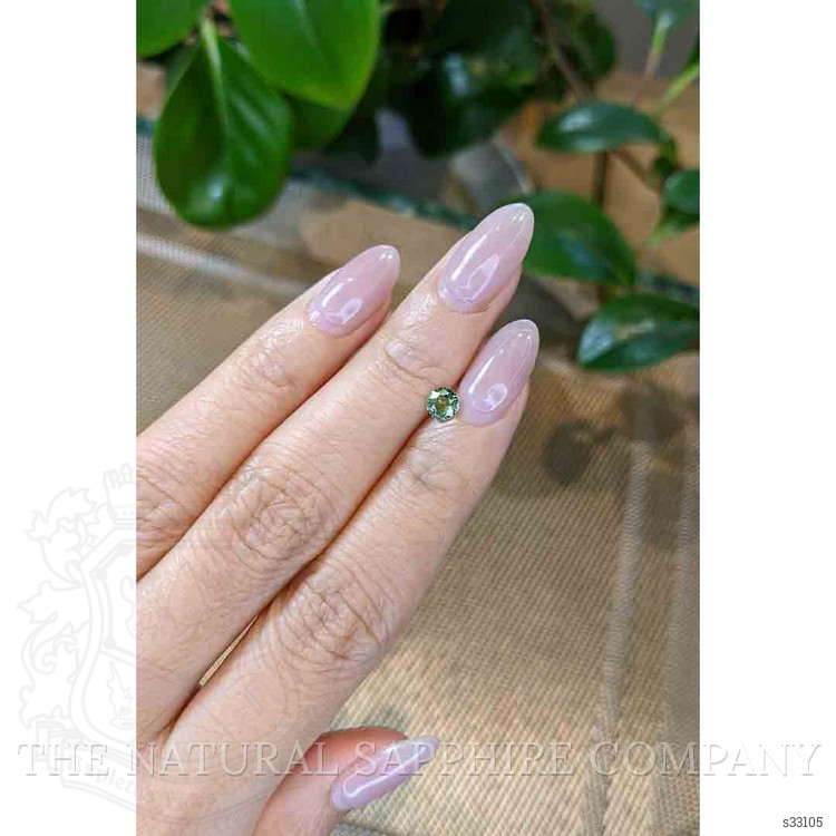 0.45 Ct. Bluish Green Sapphire from Madagascar