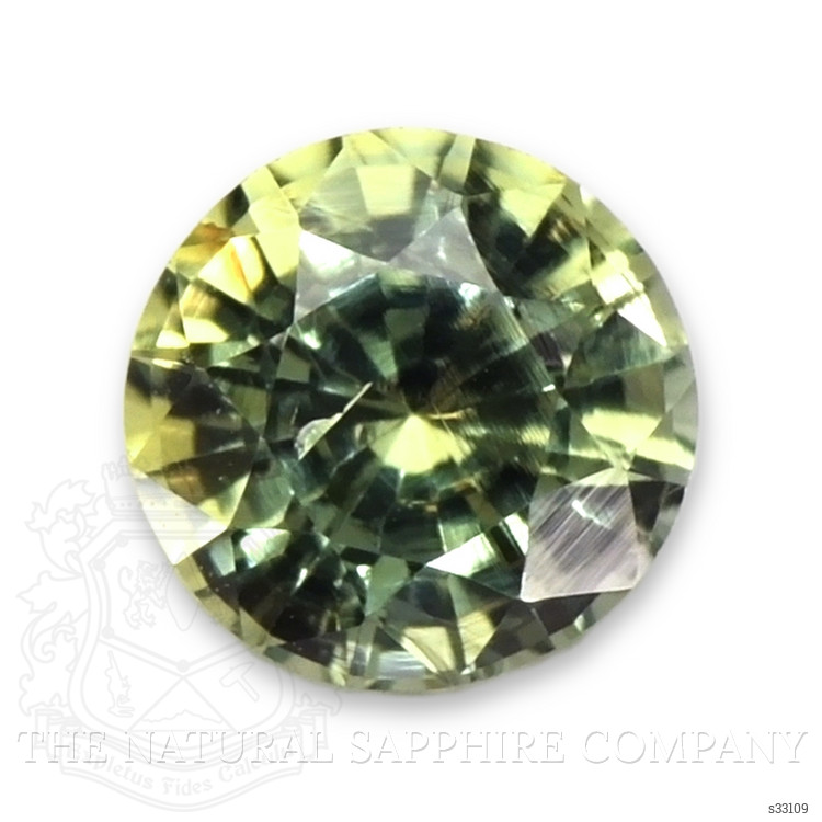 0.42 Ct. Yellowish Green Sapphire from Madagascar
