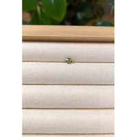 0.42 Ct. Yellowish Green Sapphire from Madagascar Life Style