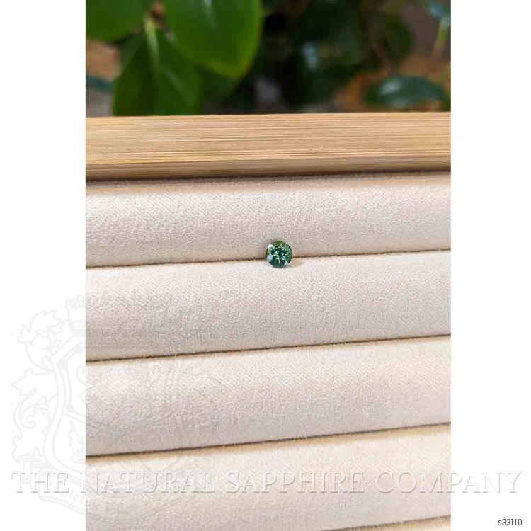 0.62 Ct. Bluish Green Sapphire from Madagascar