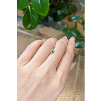 0.59 Ct. Green Sapphire from Madagascar Life Style