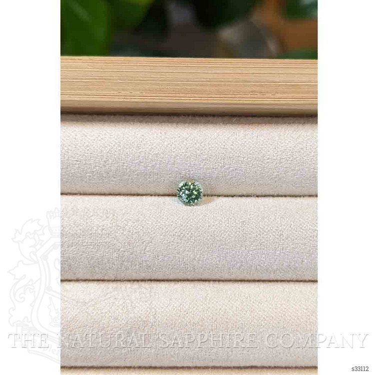 0.59 Ct. Green Sapphire from Madagascar