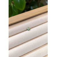 0.58 Ct. Green Sapphire from Madagascar Life Style