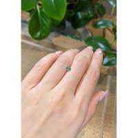 0.34 Ct. Green Sapphire from Madagascar Life Style