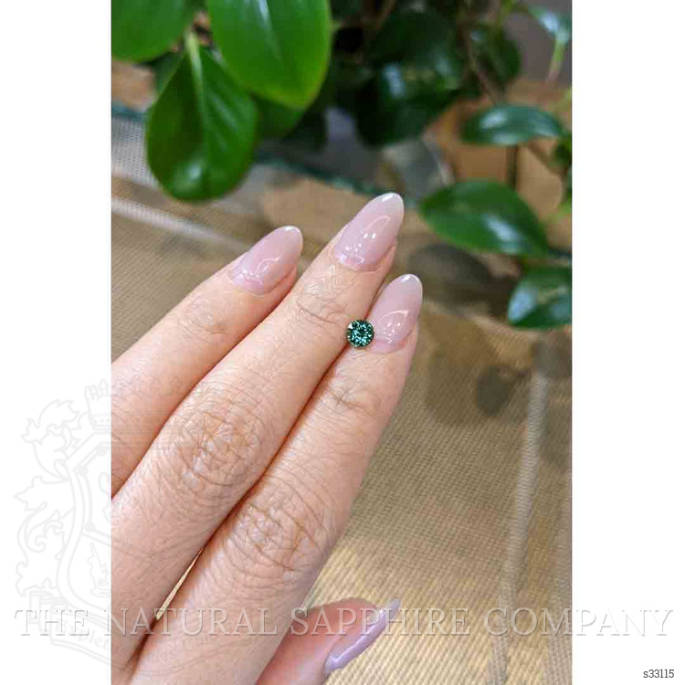 0.54 Ct. Green Sapphire from Madagascar