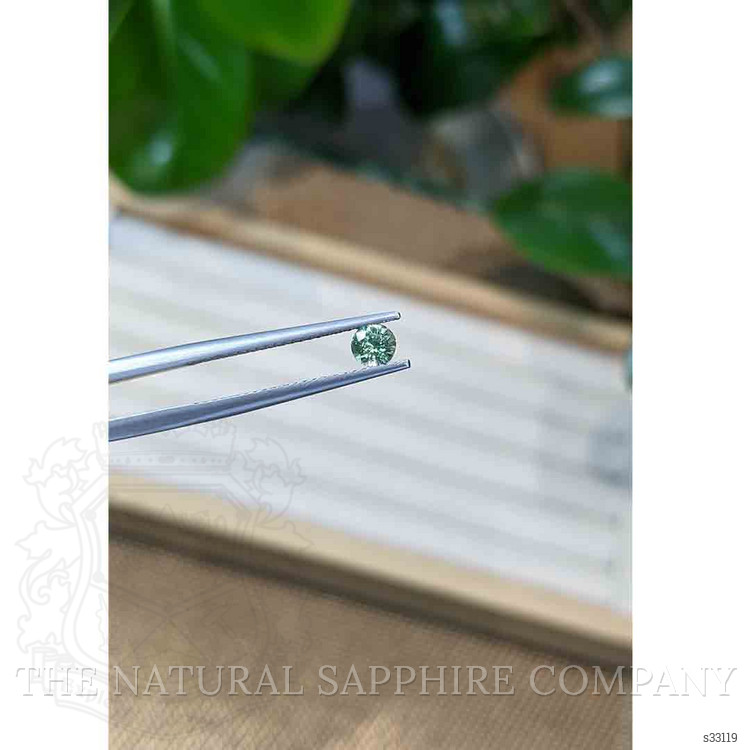 0.41 Ct. Bluish Green Sapphire from Madagascar