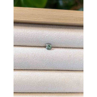 0.41 Ct. Bluish Green Sapphire from Madagascar Life Style