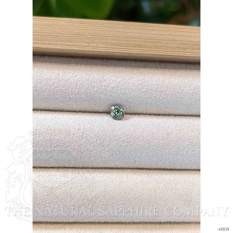 0.41 Ct. Bluish Green Sapphire from Madagascar