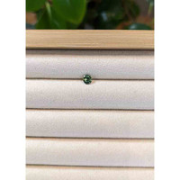 0.55 Ct. Bluish Green Sapphire from Madagascar Life Style