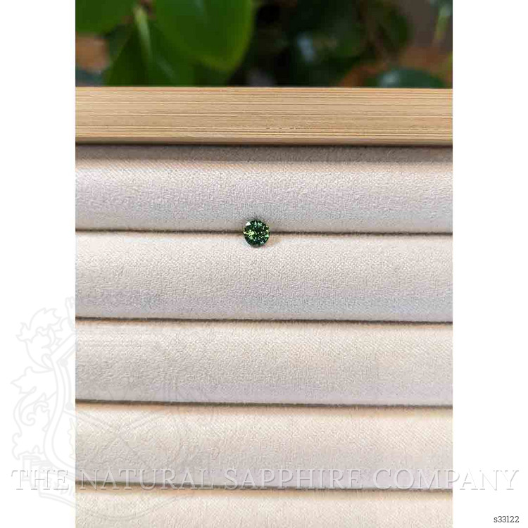 0.63 Ct. Bluish Green Sapphire from Madagascar