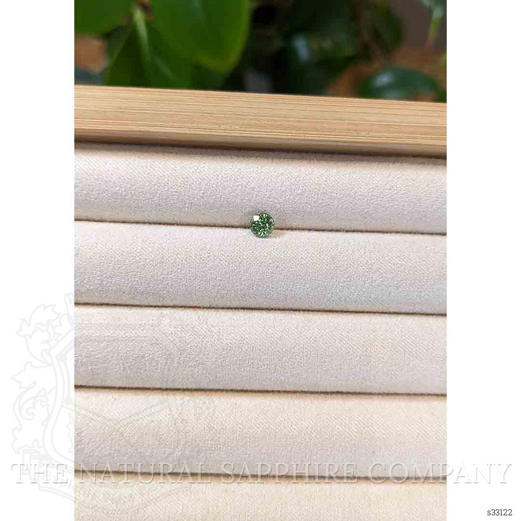 0.63 Ct. Bluish Green Sapphire from Madagascar