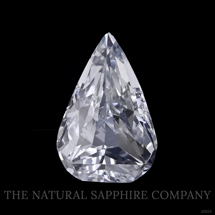 3.34 Ct. White Sapphire from Ceylon (Sri Lanka)
