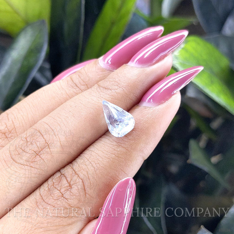 3.34 Ct. White Sapphire from Ceylon (Sri Lanka)