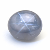 5.21 Ct. Greyish Blue Star Sapphire from Ceylon (Sri Lanka) Video