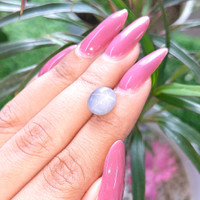 5.21 Ct. Greyish Blue Star Sapphire from Ceylon (Sri Lanka) Life Style