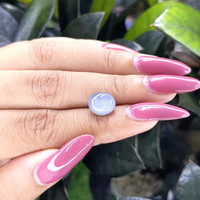 5.21 Ct. Greyish Blue Star Sapphire from Ceylon (Sri Lanka) Life Style