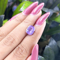 2.95 Ct. Bluish Purple Sapphire from Ceylon (Sri Lanka) Life Style