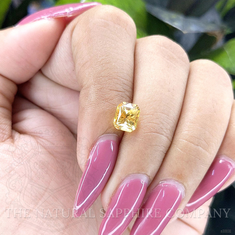 2.10 Ct. Yellow Sapphire from Ceylon (Sri Lanka)