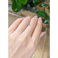 0.49 Ct. Grey Sapphire from Madagascar Life Style