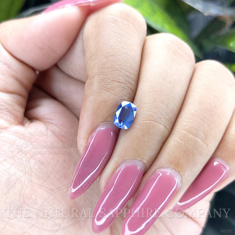 1.23 Ct. Blue Sapphire from Ceylon (Sri Lanka)