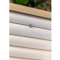 0.59 Ct. Bluish Green Sapphire from Madagascar Life Style