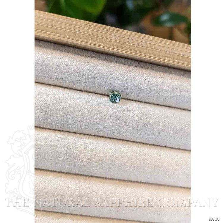 0.59 Ct. Bluish Green Sapphire from Madagascar