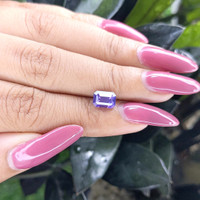 2.00 Ct. Violet Sapphire from Ceylon (Sri Lanka) Life Style