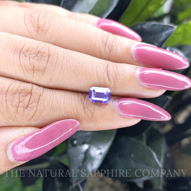 2.00 Ct. Violet Sapphire from Ceylon (Sri Lanka)