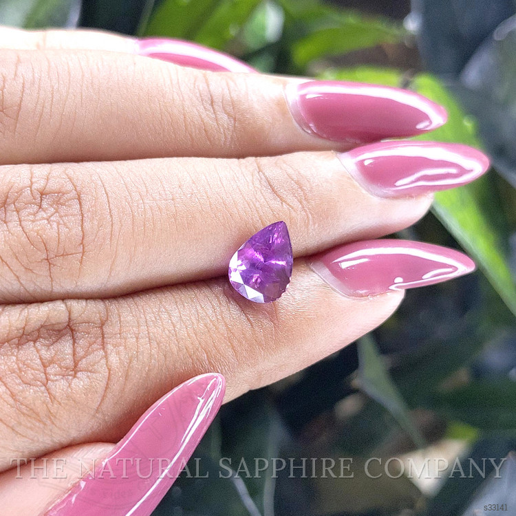 2.25 Ct. Purple Sapphire from Ceylon (Sri Lanka)